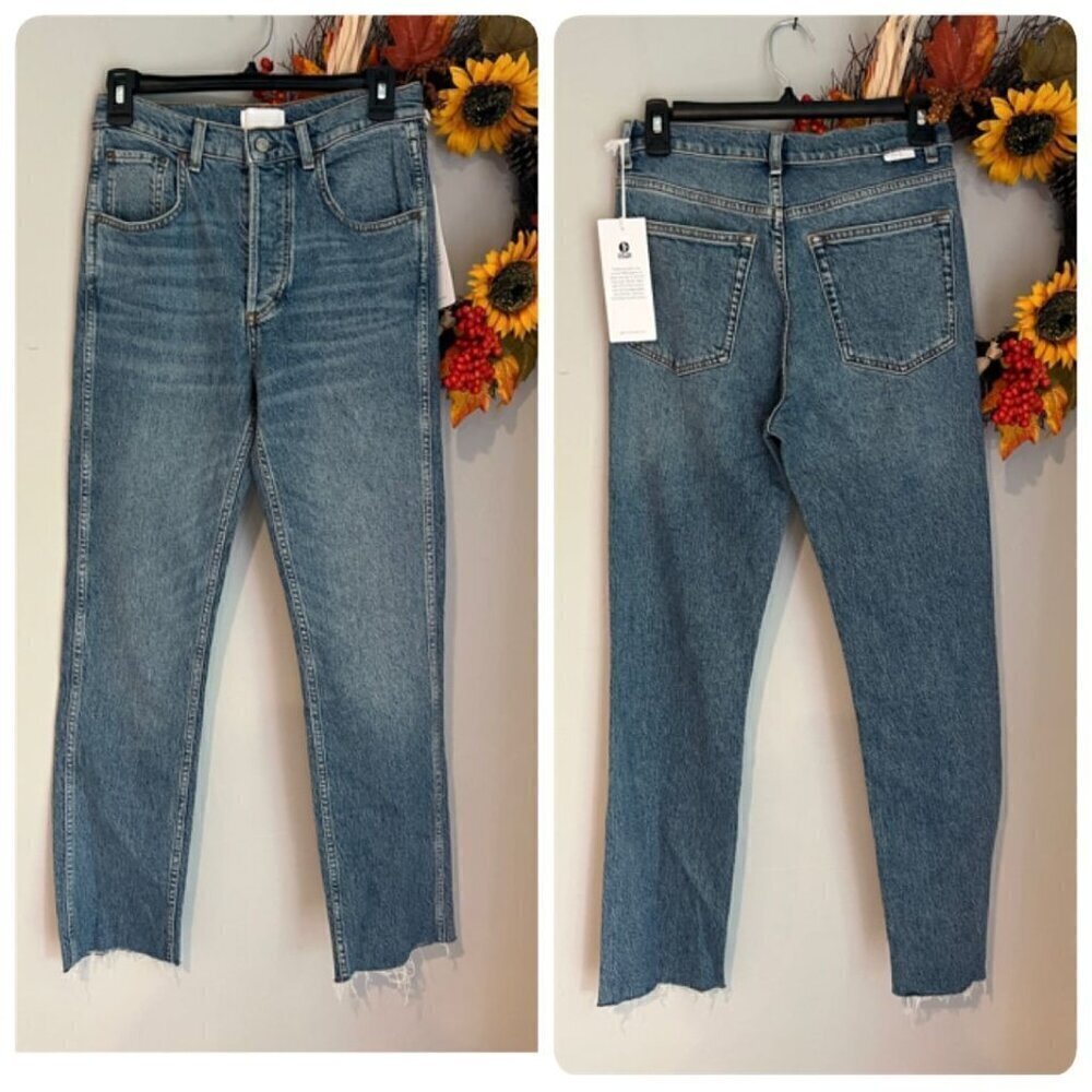 Boyish The DEMPSEY High Rise Slim Straight Stretch Jean Sz 26 in THIRDMAN